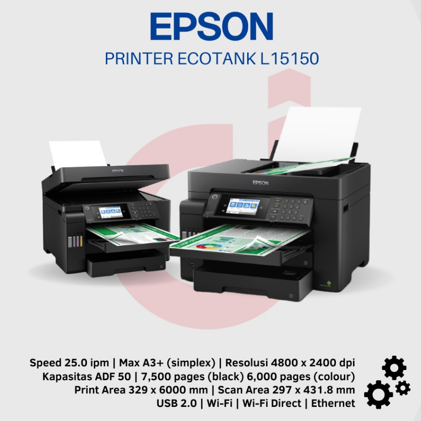 Jual Printer Epson L15150 A3 Multifungsi Wi Fi Duplex Adf Original Resmi Shopee Indonesia 4543