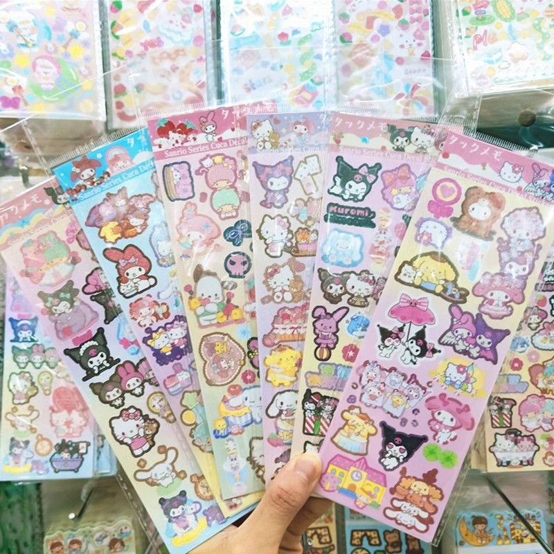 Jual Cucard x Sticker Sanrio Kuromi Kurumi Hello Kitty Cinnamon Roll