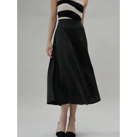 CLAUDE Skirt Rok Satin Basic Satin Skirt Satin Silk Skirt Rok Satin Duyung Rok Satin Silk