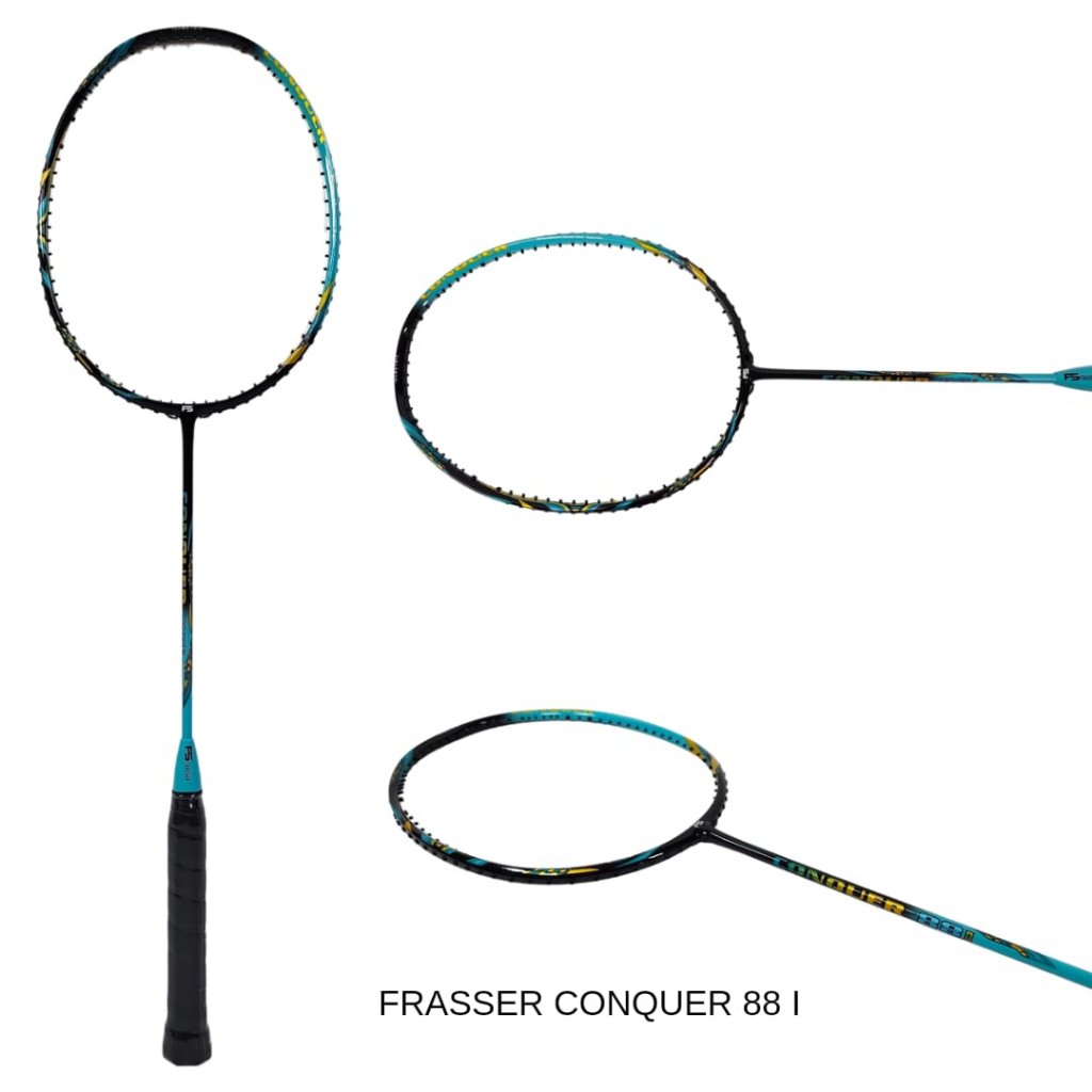 Jual Frasser Raket Badminton Bulutangkis Conquer 88 I 30 lbs | Shopee ...