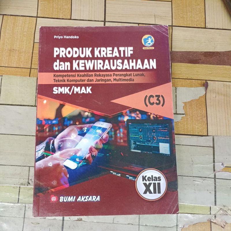 Jual BUKU ORIGINAL PRODUK KREATIF DAN KEWIRAUSAHAAN KELAS 3 XII SMK ...