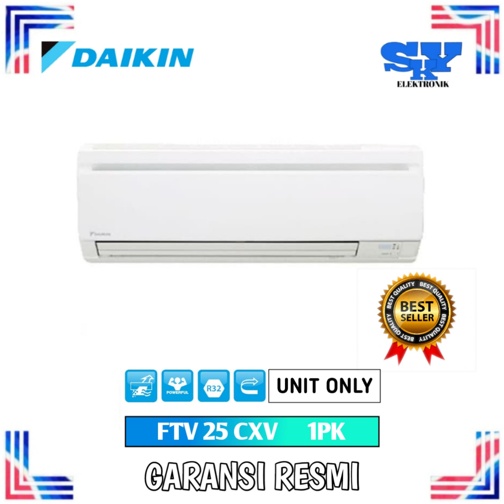 Jual Ac Daikin Standard Malaysia Lite Pk Ftv Rv Cxv Shopee Indonesia