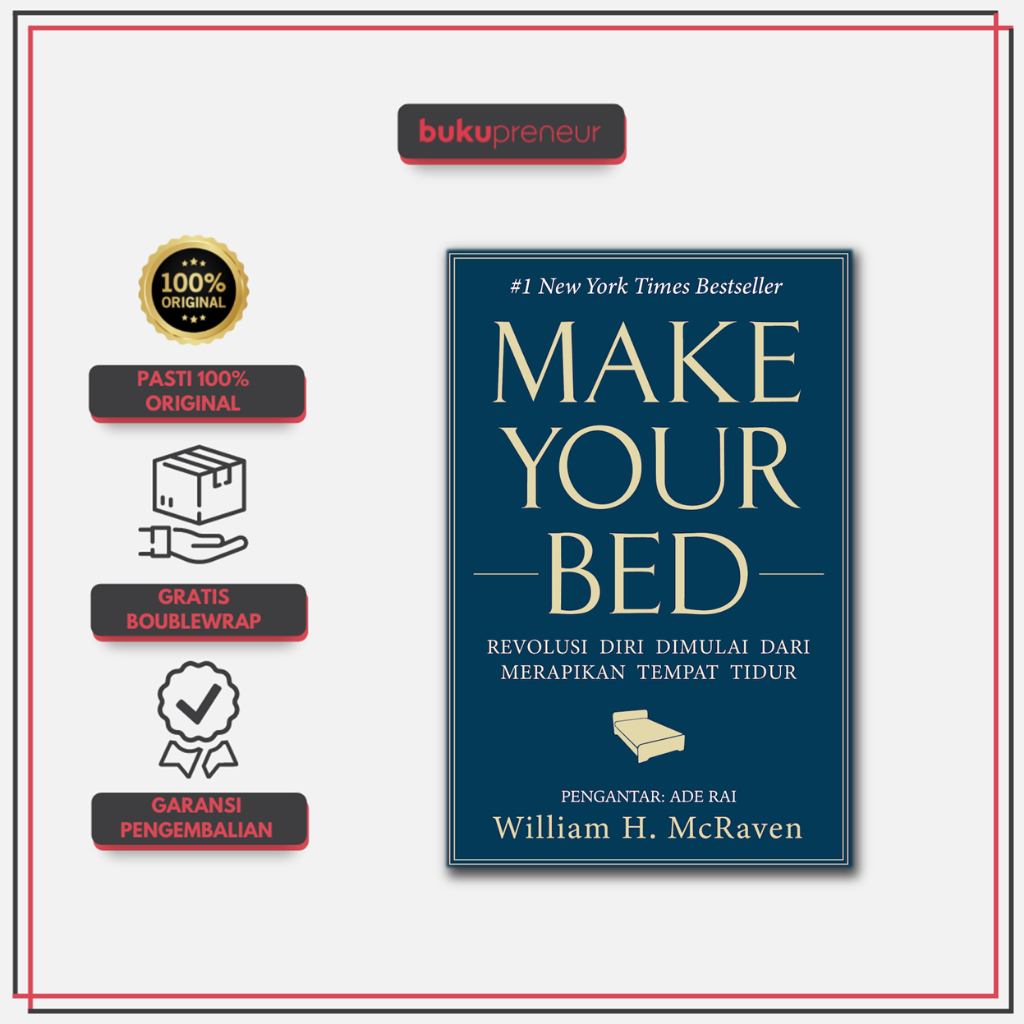 Jual Make Your Bed William H. McRaven Shopee Indonesia