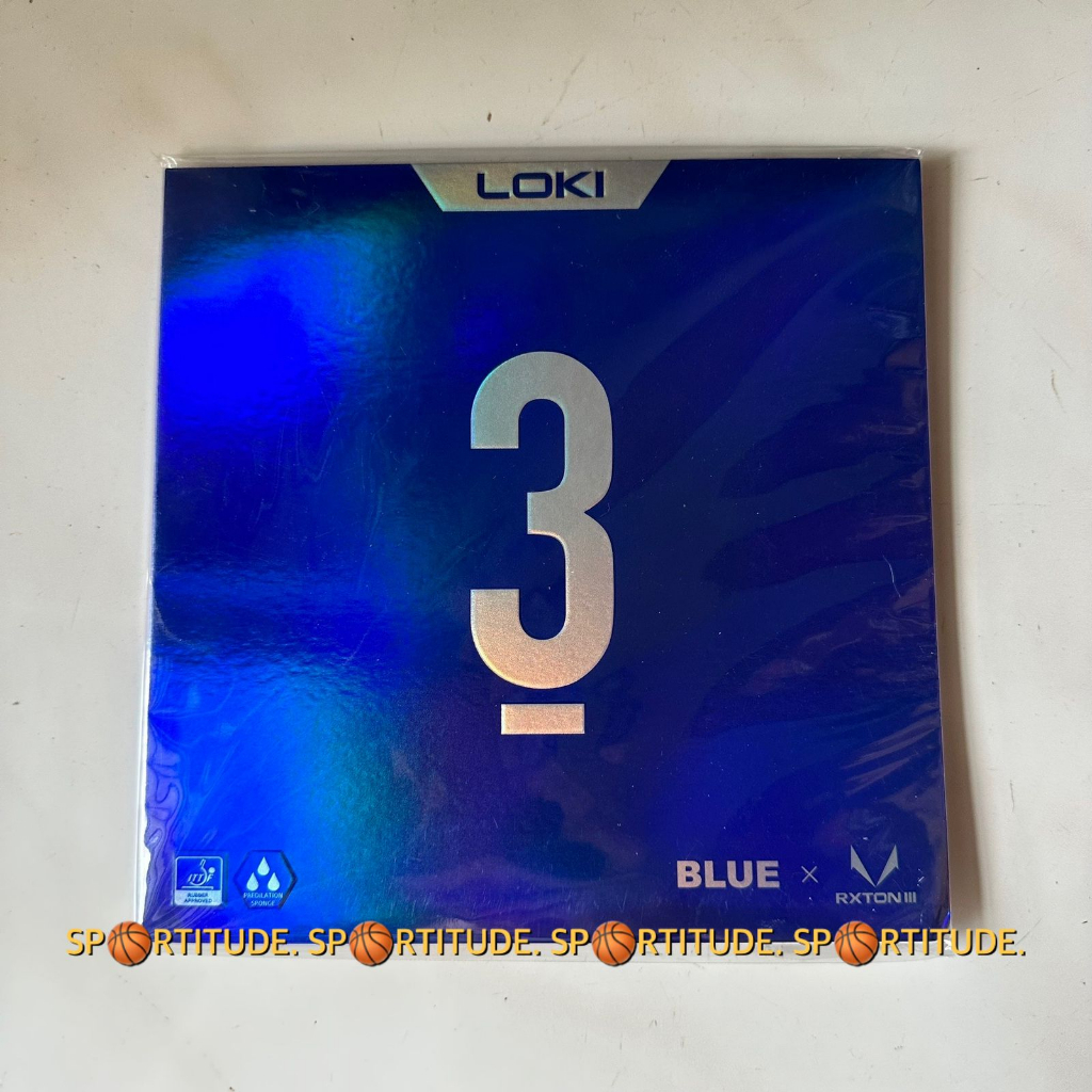 Jual Karet Bat Pingpong Bet Tenis Meja LOKI RXTON 3 Blue and Pink ...