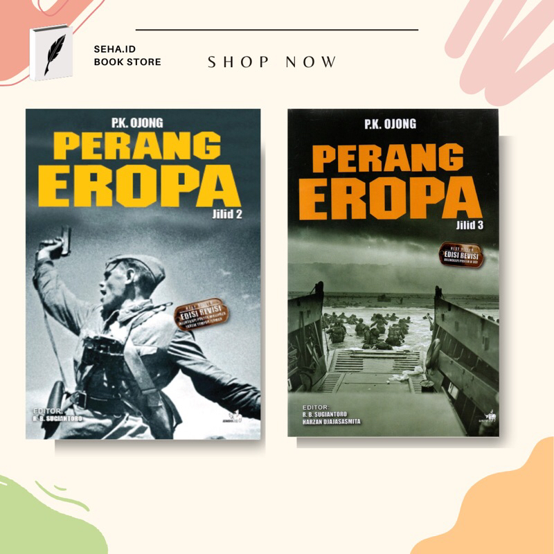 Jual Buku Seri Perang Eropa Lengkap 3 Jilid P K Ojong [original