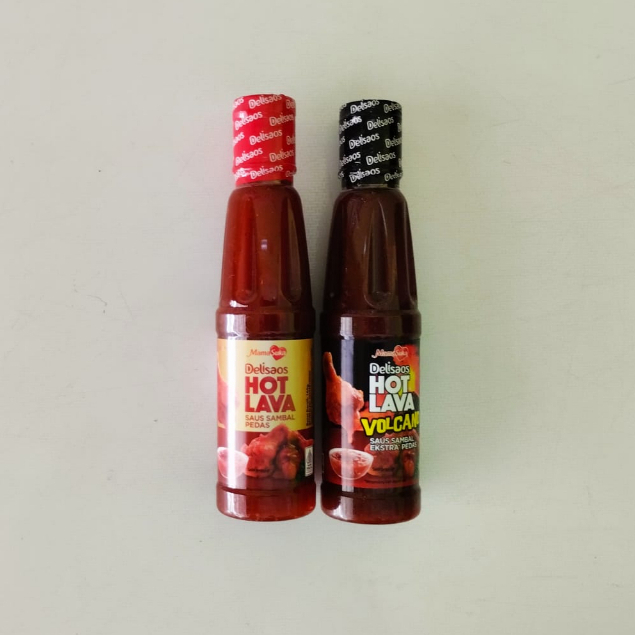 Jual Mamasuka Delisaos Hot Lava 130 Ml Sambal Pedas Dan Extra Pedas