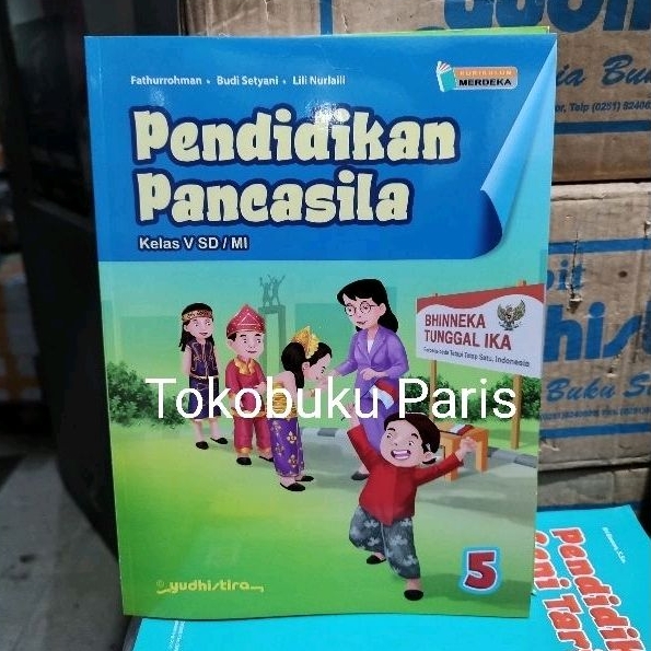 Jual Ori Buku Pendidikan Pancasila Ppkn Sd Mi Kelas Kurikulum Merdeka Yudhistira Shopee