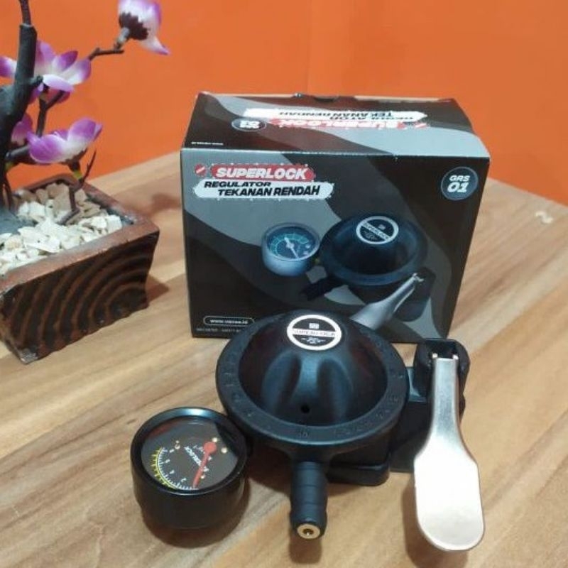 Jual Regulator kompor gas SUPERLOCK grs 01 ORIGINAL Pemasangan