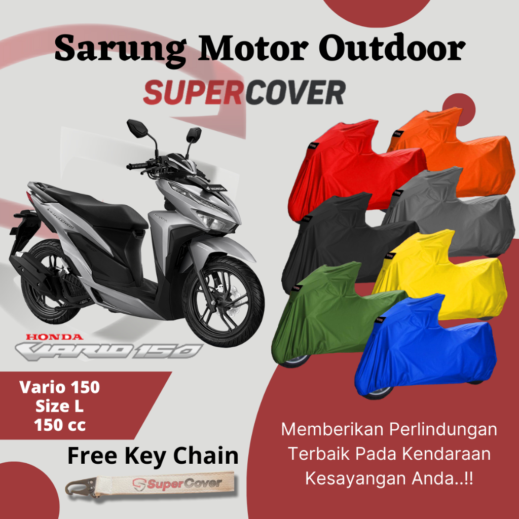 Jual Cover Motor SuperCover Sarung Motor Ourdoor Original Premium Motor