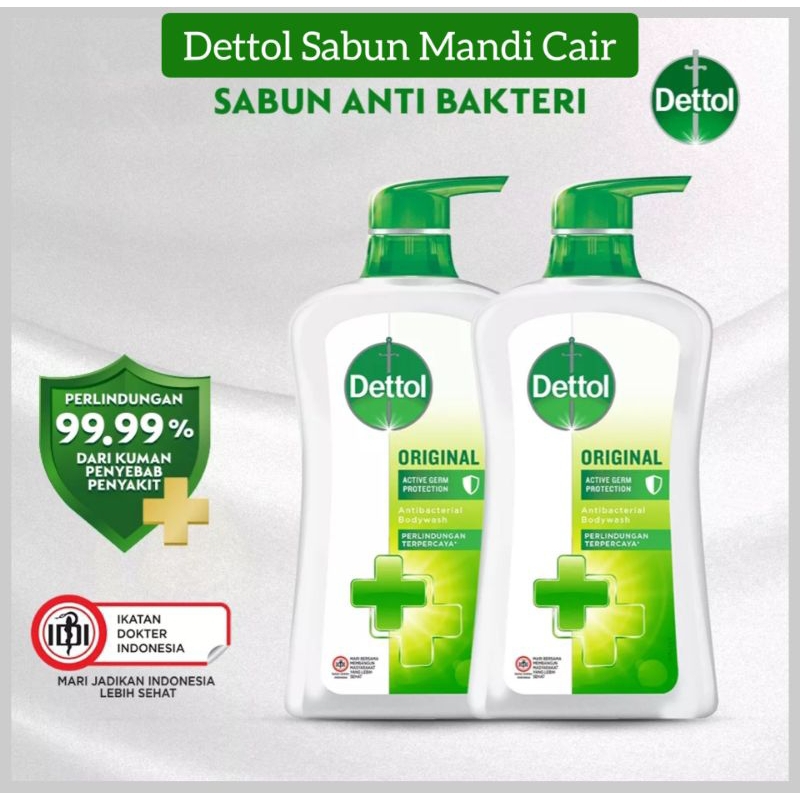 Jual Dettol Sabun Mandi Cair Anti Bakteri X Gr Original Twinpack Shopee Indonesia