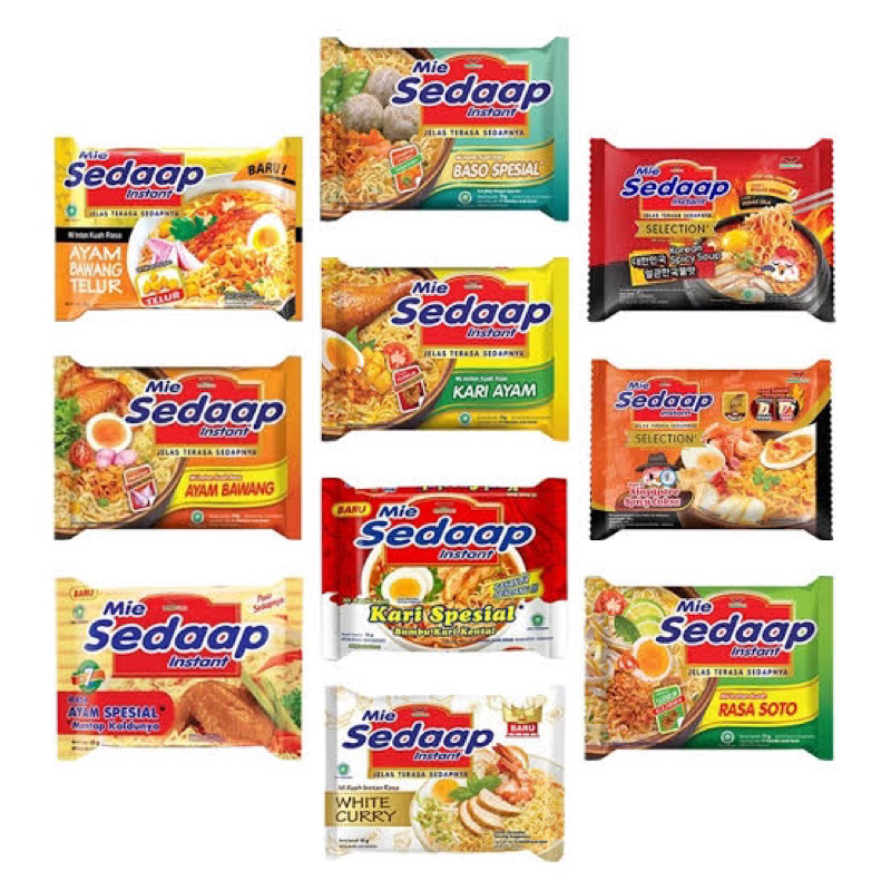 Jual Mie instan//Mie sedap Mie sarimi goreng dan kuah All variant