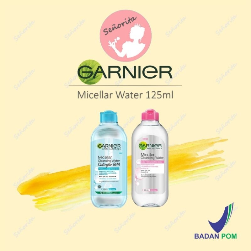 Jual GARNIER Micellar Water (Pink / Blue) 125ml Shopee Indonesia