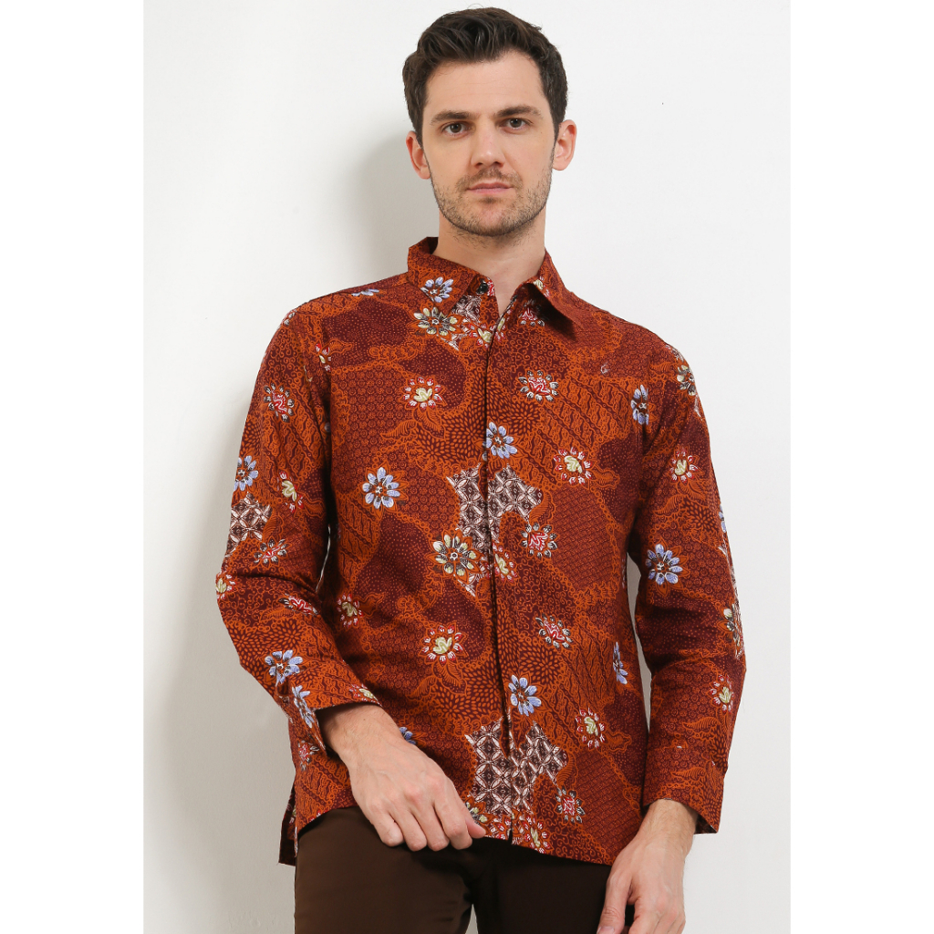 Arjuna Weda Kemeja Batik Daun Dewa main image 0