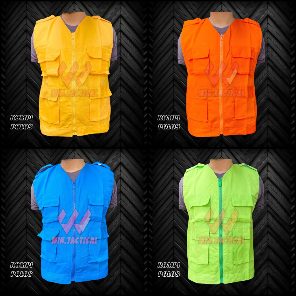 Rompi / Rompi Lapangan Outdoor Multifungsi / Rompi Cargo / Rompi Tactical
