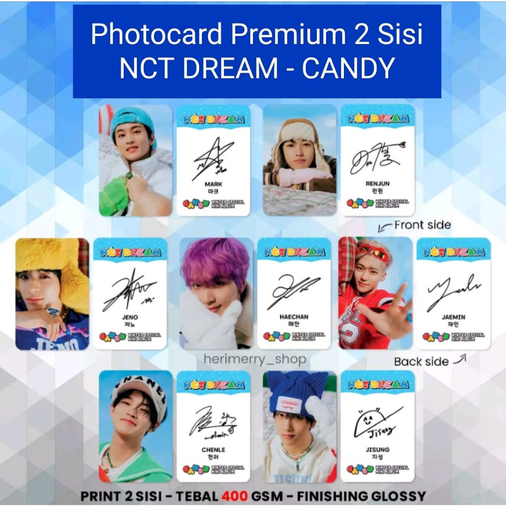 Photocard Premium 2 Sisi - NCT DREAM - LIMITED EDITION