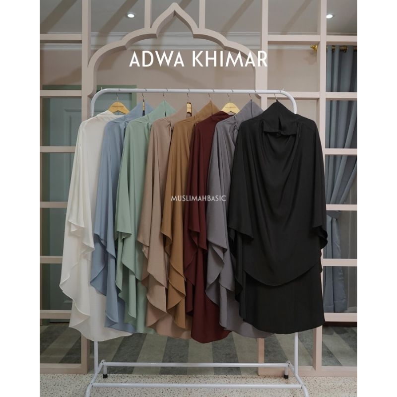 Jual KHIMAR ADWA BY MUSLIMAH BASIC | FK ADWA MUSLIMAH BASIC | ADWA ...