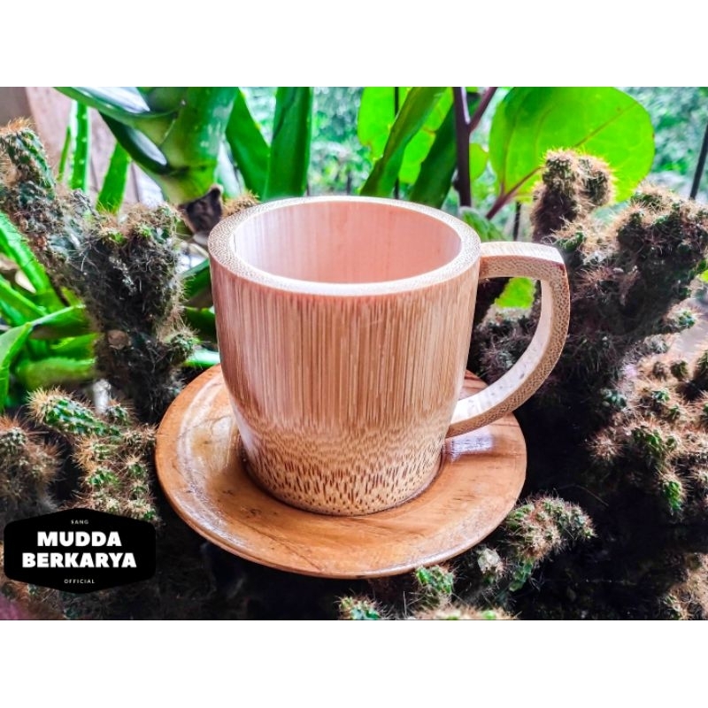 Jual Gelas Cangkir Bambu Unik Super Murah Gelas Kayu Kerajinan Cantik Bamboo 75g Shopee Indonesia 9400