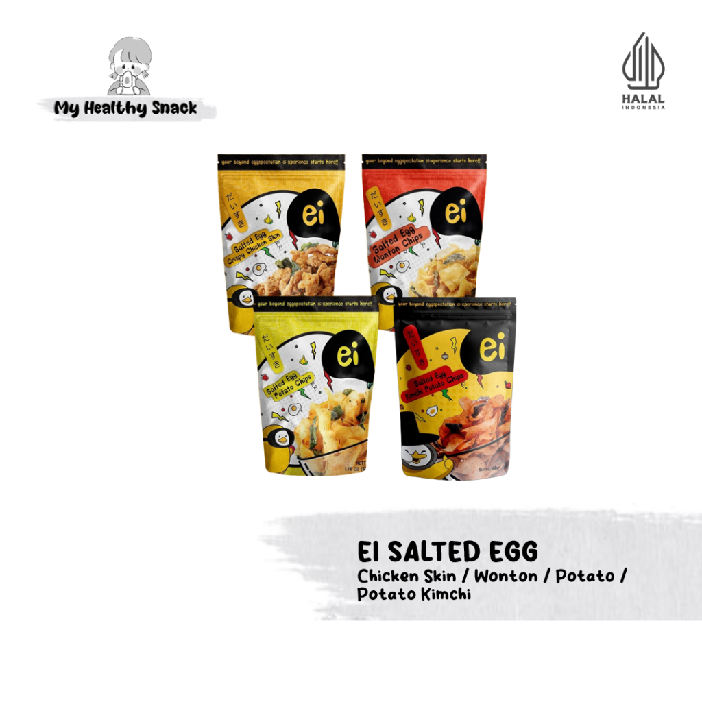 Jual Ei Salted Egg Salted Egg Chips Potato Wonton Chicken Skin Salted Egg Kimchi