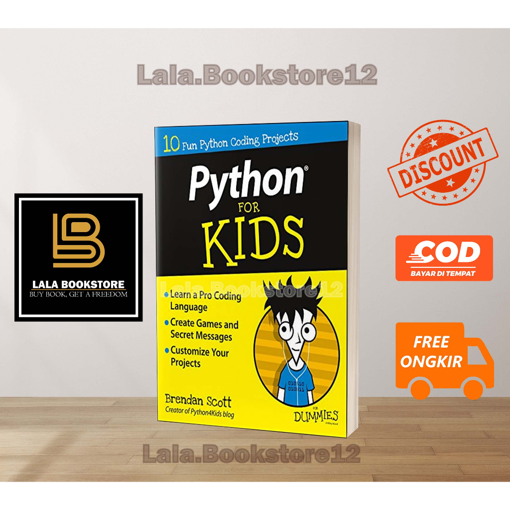 Jual Python For Kids For Dummies - Brendan Scott | Shopee Indonesia