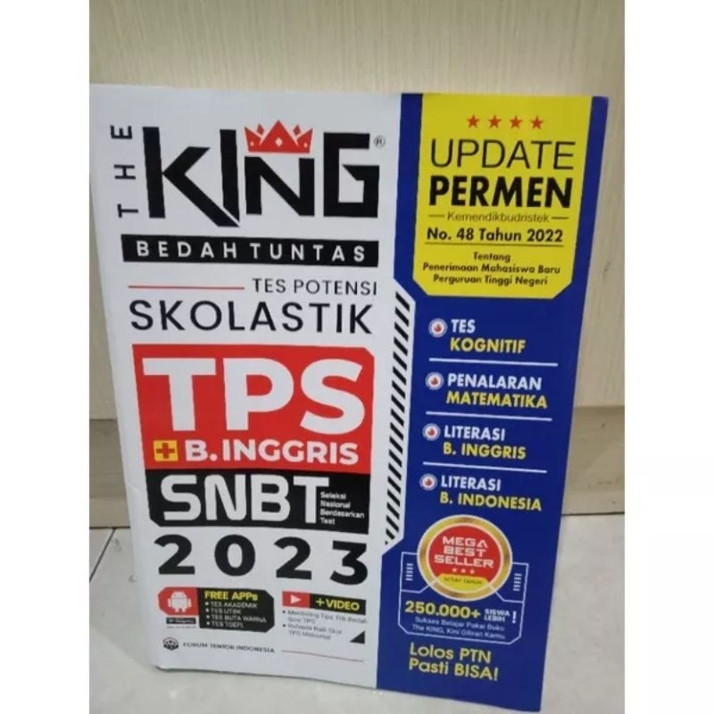 Jual BUKU THE KING SNBT TPS. B INGGRIS TERBARU 2023 | Shopee Indonesia