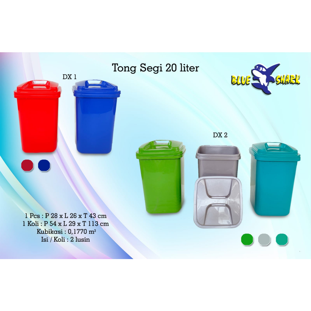 Jual Tempat Sampah 20l Tutup Goyang Tong Sampah Buka Tutup Tempat Sampah Medis Shopee 8581