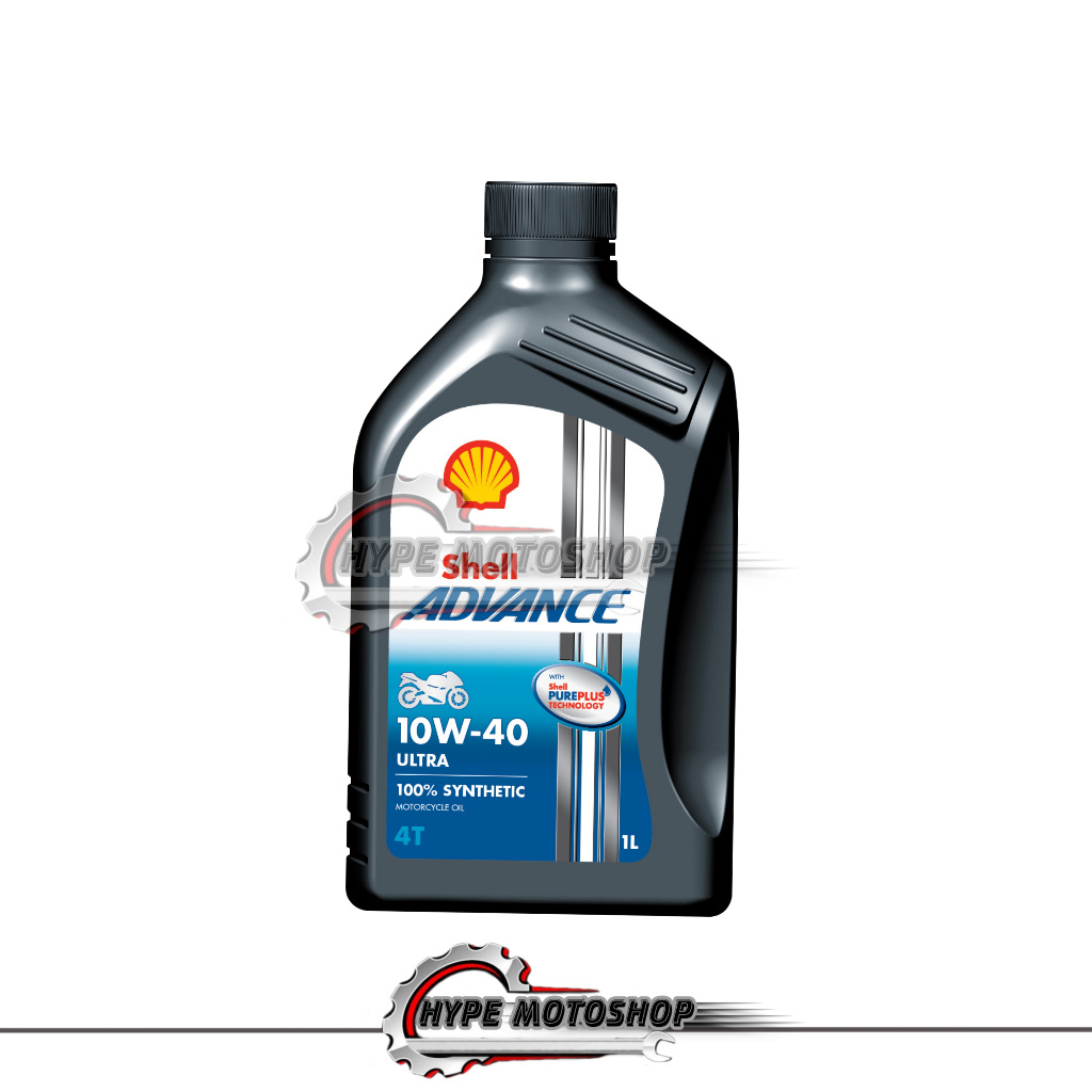 Jual SHELL ADVANCE ULTRA 10W-40 & 15W-50 MA 1L OLI MESIN MOTOR 4T 100% ...