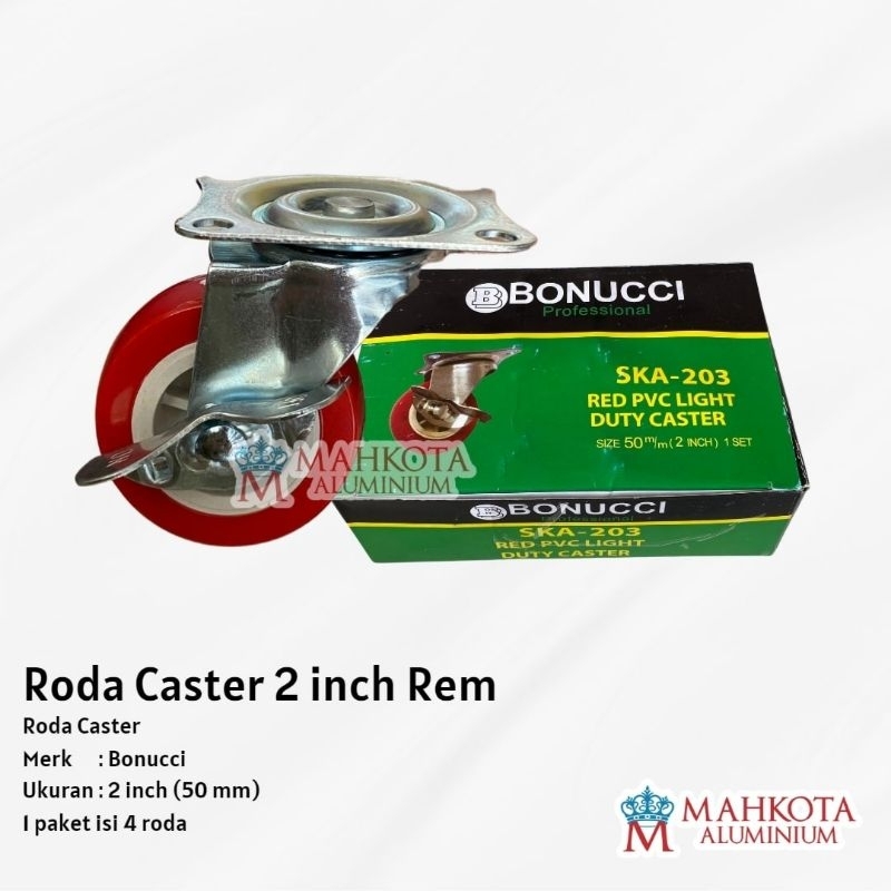 Jual Roda Caster 2 inch (isi 4 pcs) | Shopee Indonesia