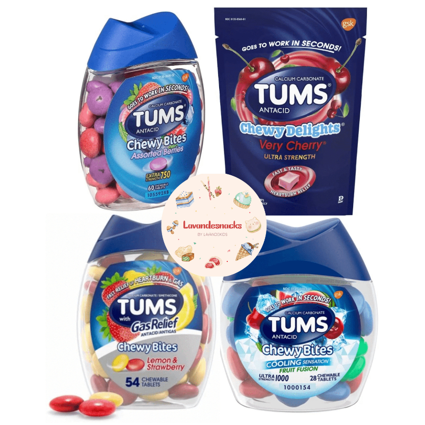 Jual Obat Asam Lambung Tums Chewy Bites Heartburn Relief Shopee Indonesia