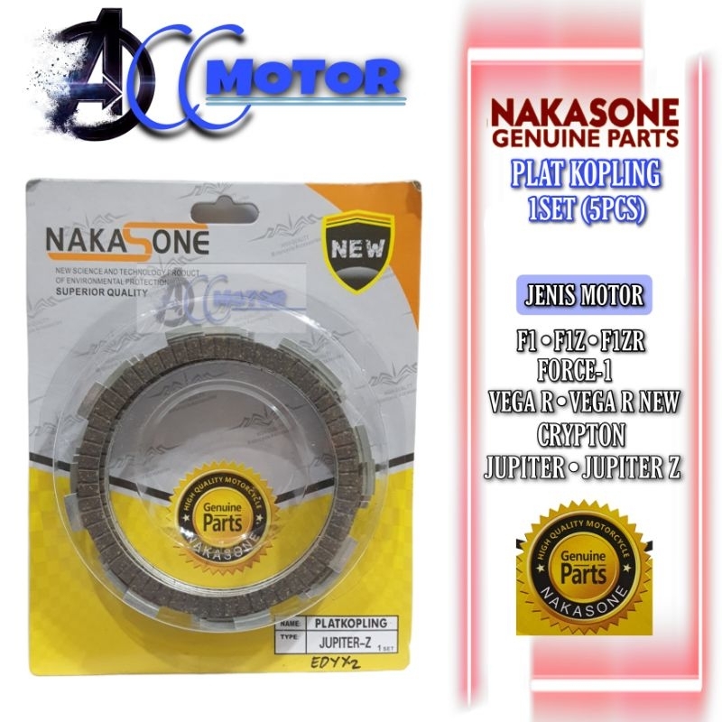 Jual Kampas Kain Plat Kopling Set Force-1/F1/F1ZR/Vega R/Crypton ...