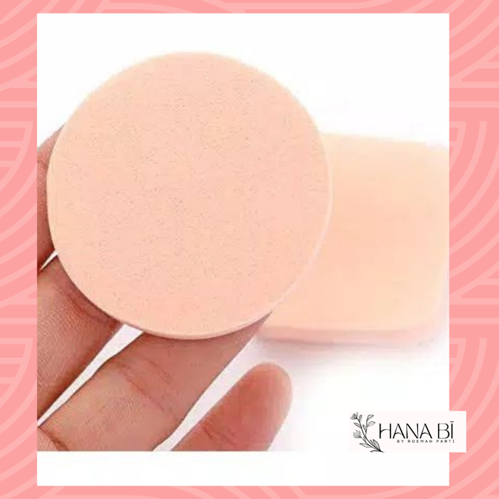 Jual Sponge Compact Powder Puff Bulat kotak Bahan halus | Shopee Indonesia