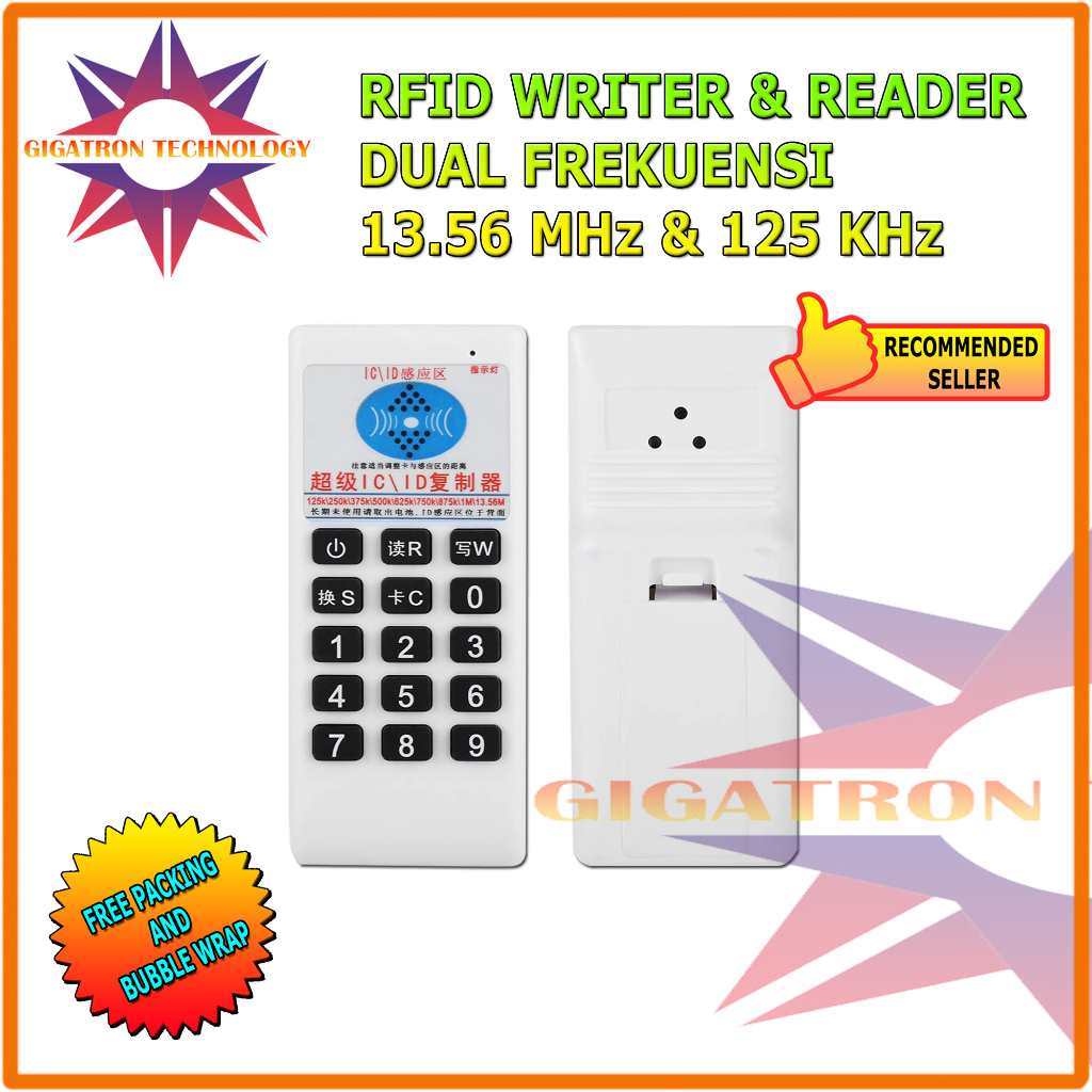 Jual Duplicator RFID Alat Writer Copier ID IC Proximity Card Keyfob ...