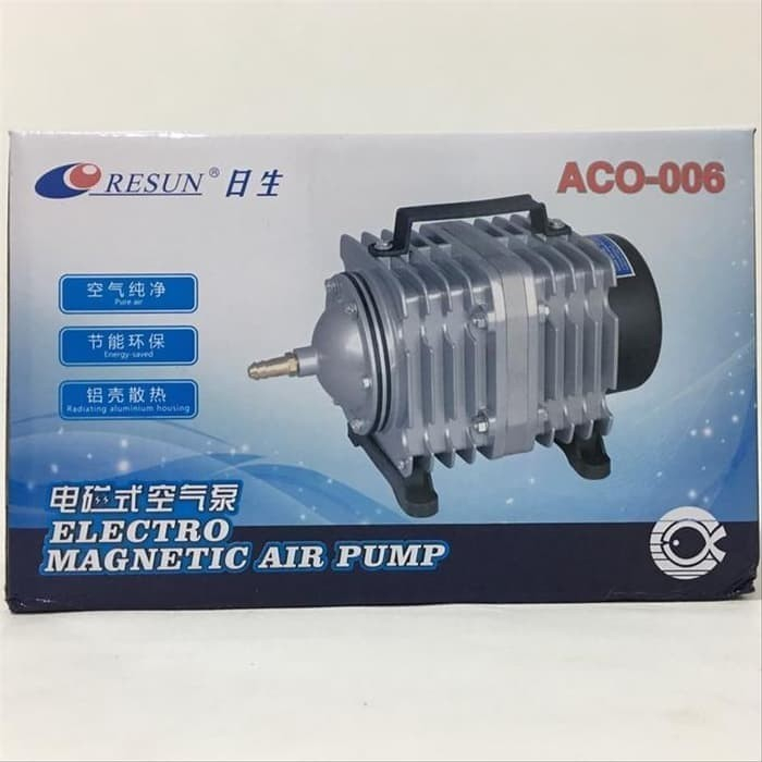 Jual RESUN ACO-006 Pompa Udara Aerator Electromagnetic Air Compressor ...