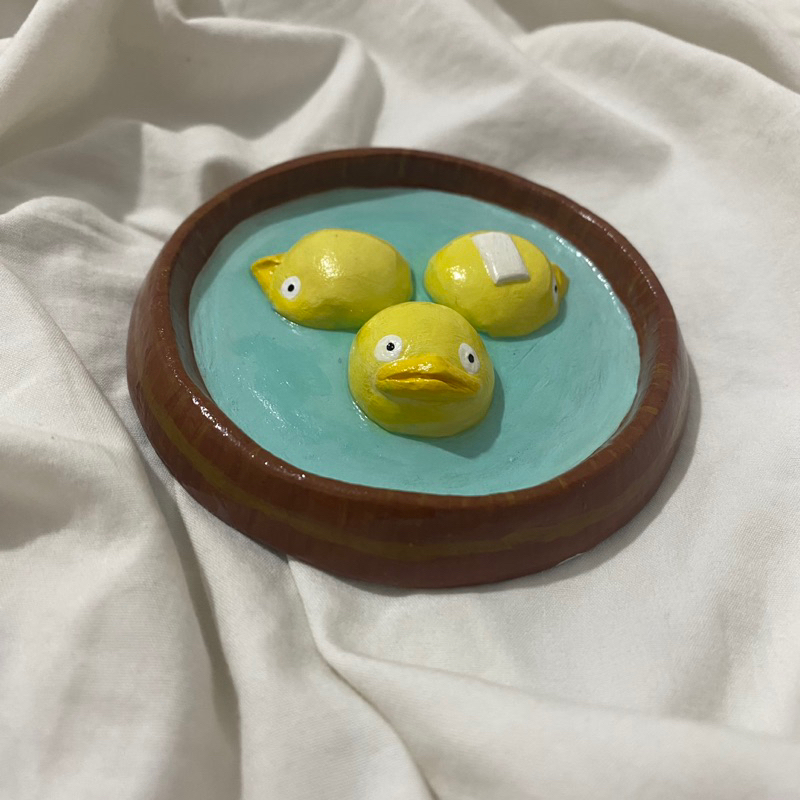 Jual Studio Ghibli Trinket Dish Spirited Away Duck Bath House Scene