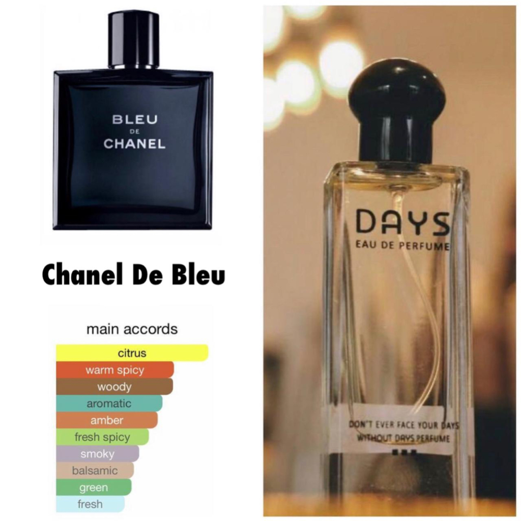 Jual Days Parfum terinspirasi dari Bleu De Chanel | Shopee Indonesia