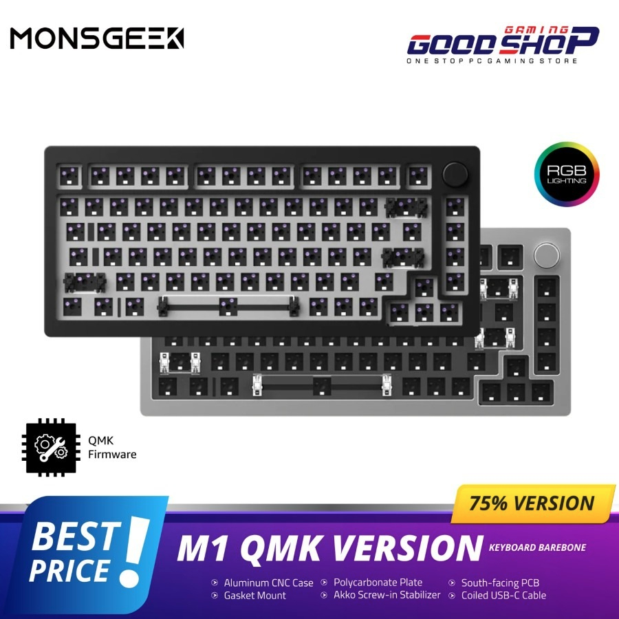 Jual MONSGEEK M1 BAREBONE QMK Version - Keyboard Gaming | Shopee Indonesia
