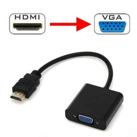 Jual Converter HDMI TO VGA Plus Audio | Shopee Indonesia