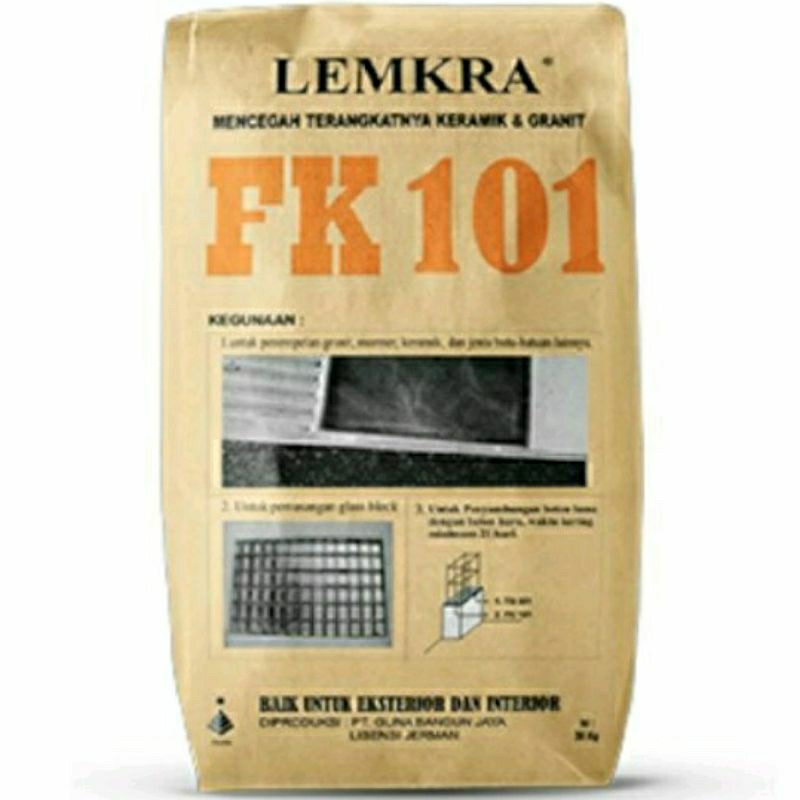 Jual Lemkra FK 101 - 30 Kg (Perekat Keramik Lantai) | Shopee Indonesia