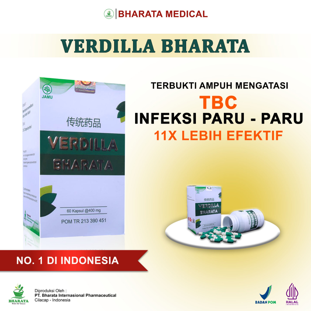 Jual Verdilla Bharata Obat Paru-paru Tbc Batuk Berdarah Super Ampuh ...