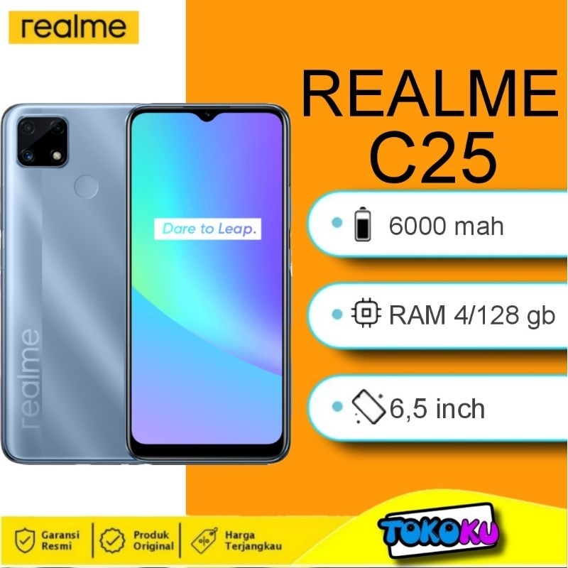 Jual REALME C25 4/128 gb 4/64 - GARANSI RESMI INDONESIA | Shopee Indonesia
