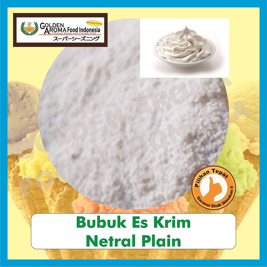 Jual Bubuk Es Krim Rasa Netral Plain 500gr Serbuk Ice Cream Powder Pure ...
