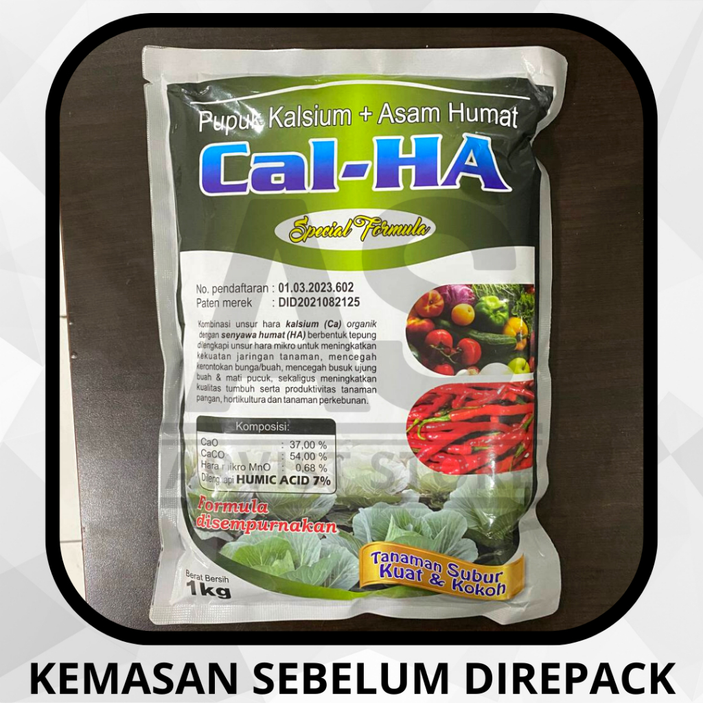 Jual CAL HA Kemasan Repack 100 Gram Pupuk Kalsium Plus Asam Humat ...