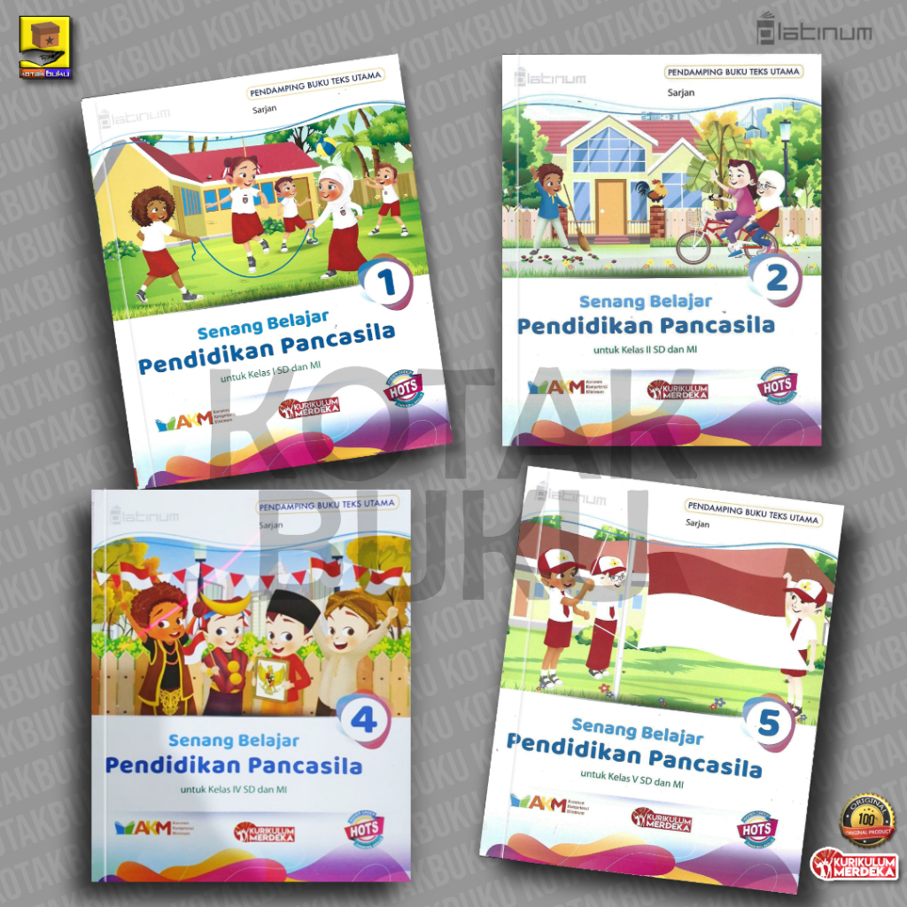 Jual Buku Pendidikan Pancasila SD / Pendidikan Pancasila Kelas 1 2 4 5 ...