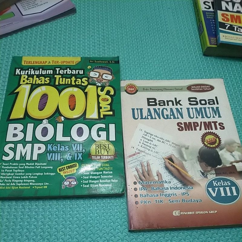 Jual KURIKULUM TERBARU BAHAS TUNTAS 1001SOAL BIOLOGI SMP KELAS VII VIII ...