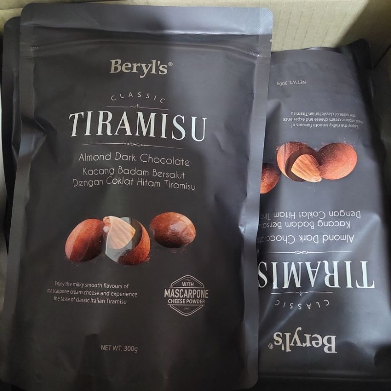 Jual Beryls Coklat Tiramisu Almond Classic 300g Chocolate Isi Milk White Dark Import Enak 9700