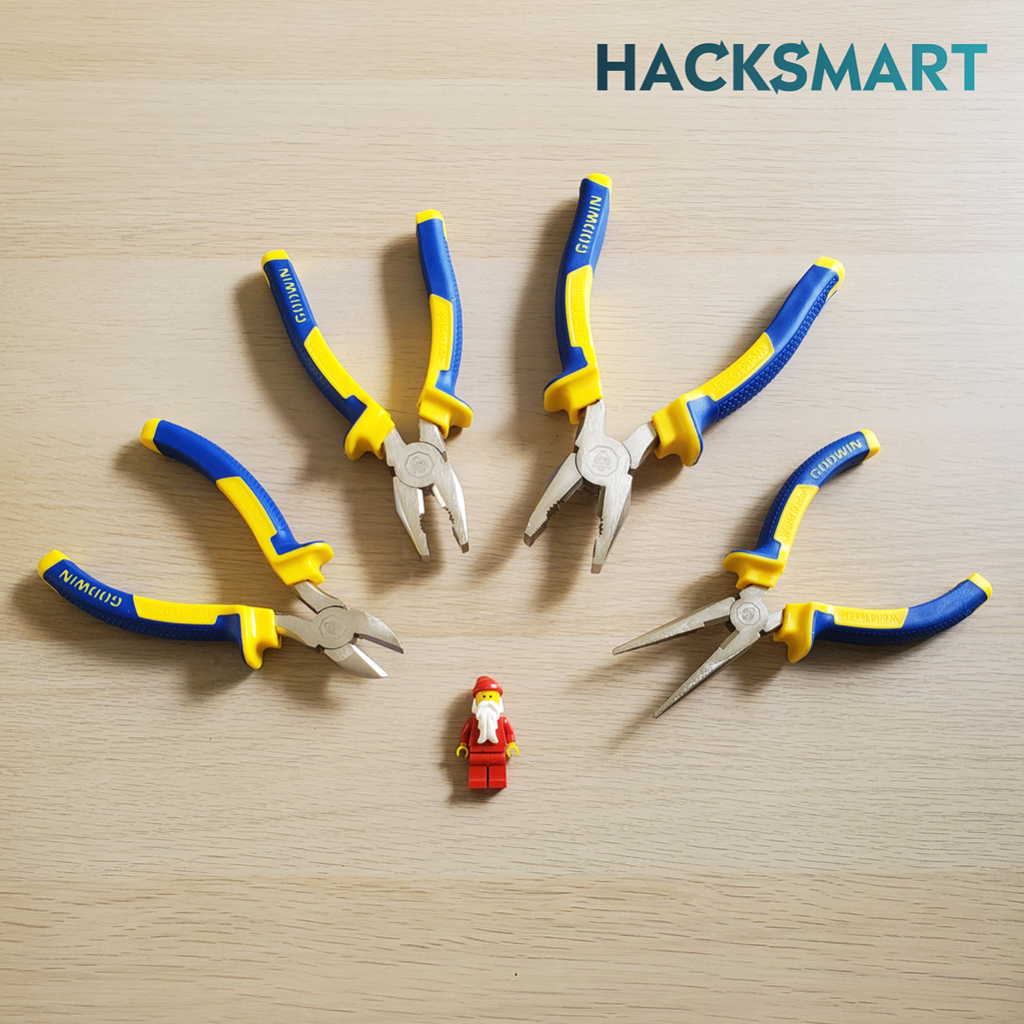 Jual GODWIN Tang Kombinasi Potong Lancip Jepit Combination Pliers ...
