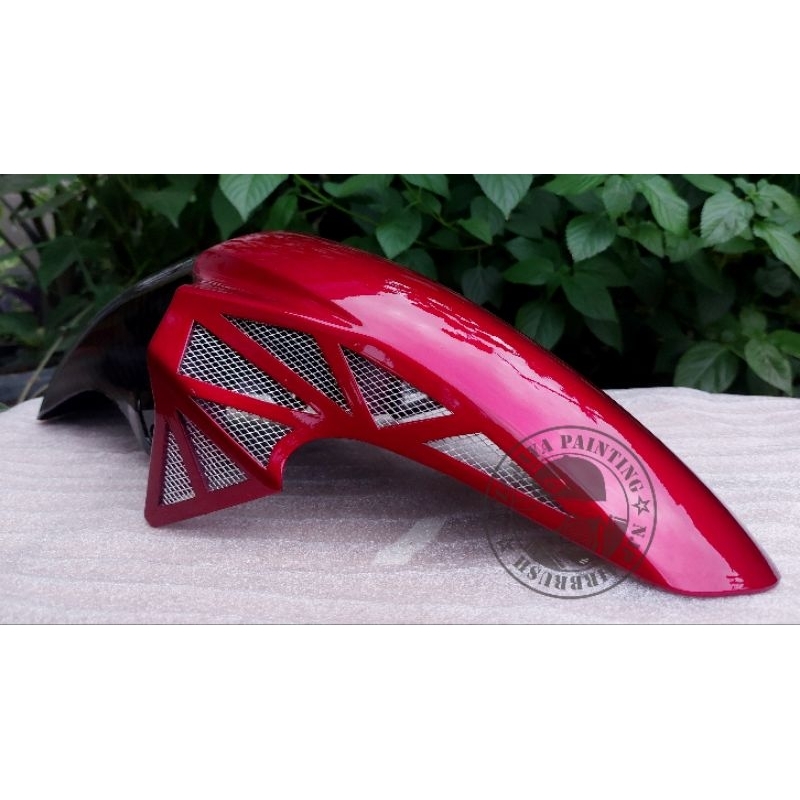 Jual Slebor / Spakbor CS1 Coak Custom SC009 - Merah Candy Belakang ...