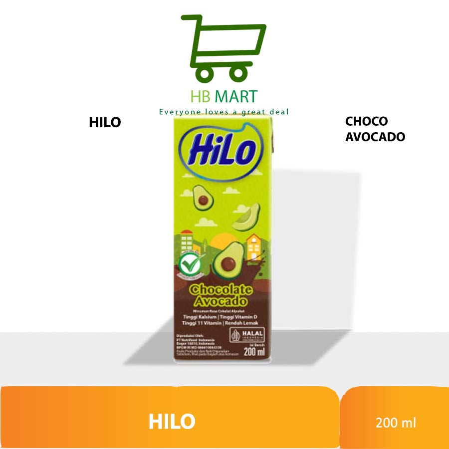 Jual HILO MINUMAN SUSU RASA CHOCOLATE AVOCADO 200ML | Shopee Indonesia
