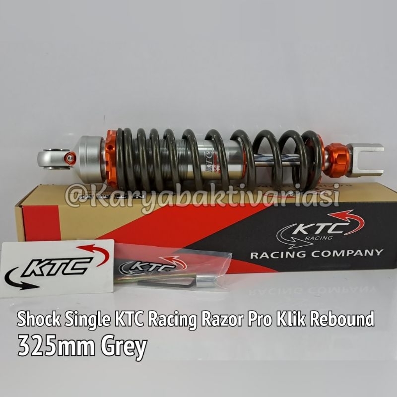 Jual SHOCK KTC RAZOR PRO 300MM, 325MM, 340MM Black As Gold, Grey, Black ...
