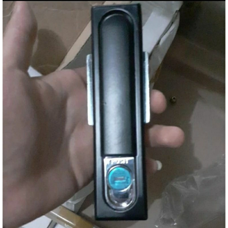 Jual Kunci panel model tekan MS 490 BL real pic warna hitam L =150mm ...