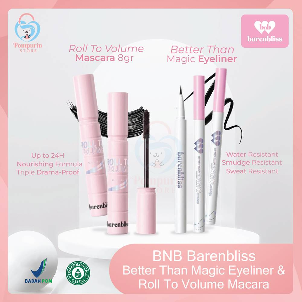 Jual BNB Barenbliss Better Than Magic Eyeliner / Roll To Volume Mascara